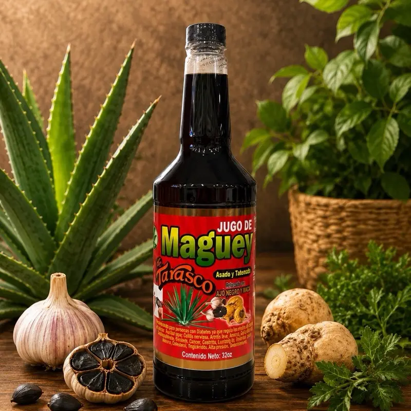 Premium Antioxidant Agave Juice Beverage - Natural Flavor, Mexican Heritage, Artificial Additive-Free Jugo Michoacano
