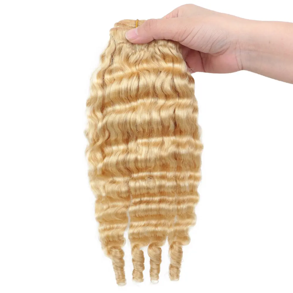 613 Deep Wave Burmese Curly Bundles Human Hair Water Wave  display picture 2