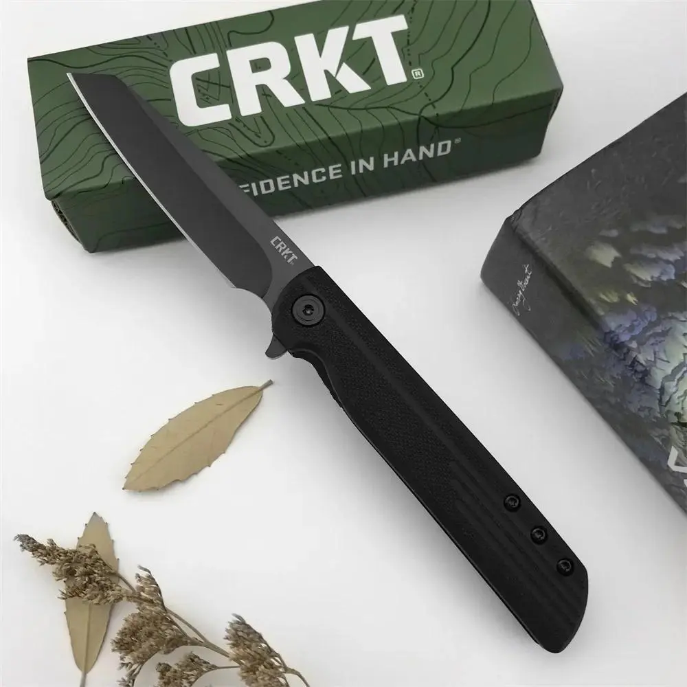 3802 Multi-Function Outdoor Kitchen Folding Knife  8Cr13Mov blade, glass G10 handle  Outdoor camping and fishing tool Multifunctional Tool Outdoor Camping Knives
