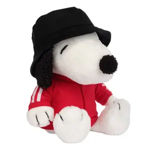 Lambs & Ivy Hip Hop Snoopy Plush Dog Stuffed Animal Toy with Hat & Track Jacket