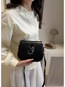 Michael Jackson portrait shoulder bag, available in multiple colors, perfect for back-to-school or New Year's gifts.