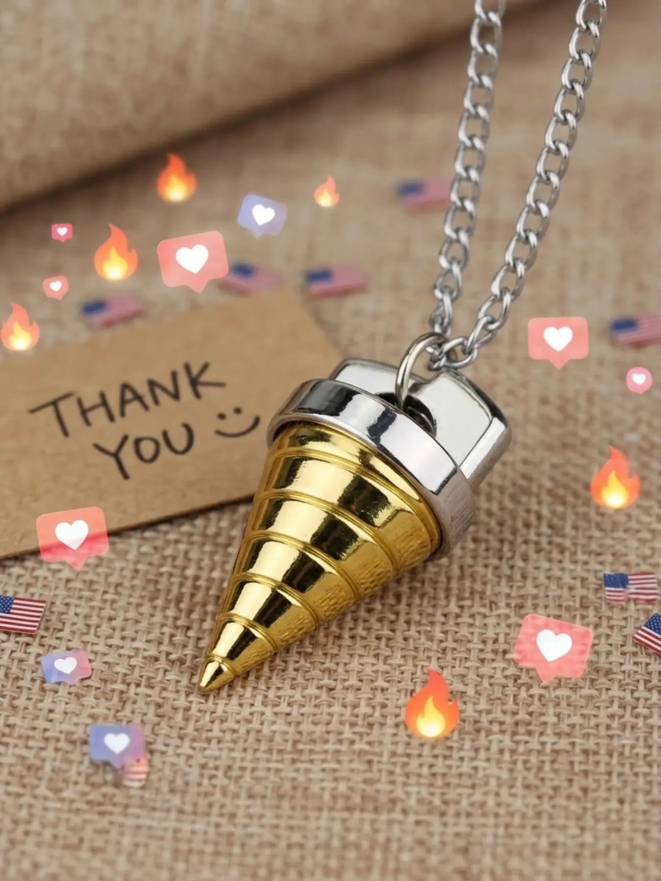 Spiral Drill Pendant Necklace Anime Inspired Core Unisex Necklace for Men Women Cosplay Jewelry Gift Keychain