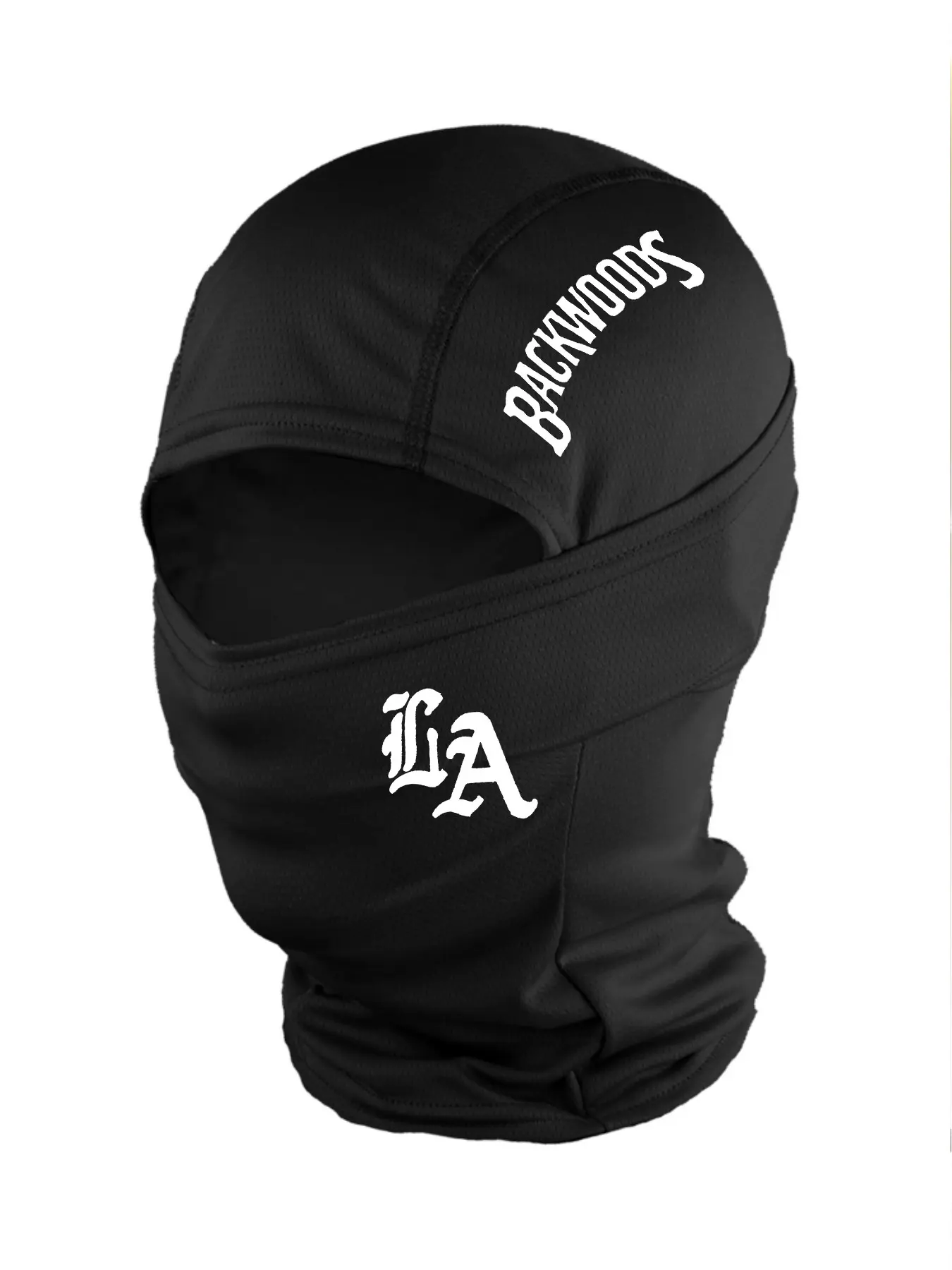 3pcs/2pcs/1pc Unisex LA Letter Balaclava Mask Neck Gaiter Masks Headwear Breathable Face Cover Mask for Men Women Outdoor Sports Hiking Fishing Commuting Suitable for Daily Wear
