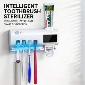 Toothbrush Holder Type Combined Adhesive Tape, Casual Style Toothbrush Dispenser, No Ca Prop 65 Re, Ideal for Daily Use