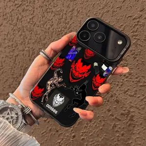 Makabelico Ghost Cartel del Norte Pattern Case for iPhone 17 Pro Max 17 Air 16/15/14/13/12/11 Pro Max XR XS E Plus Retro High-end Shockproof Drop Screen Protection Cute Durable PC Smartphone Cover Casing Protective