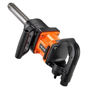 VEVOR 1 Inch Air Impact Wrench, Up to 1800 ft-lbs Nut-Busting Torque, 18.7 lbs Lightweight Pneumatic Impact Gun with 6" Extended Anvil for Heavy Duty Repairs and Maintenance