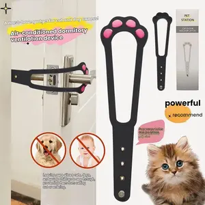 Pet Fence Cat Dog Door Ventilation, Pet Access Gate for Bedroom Air Conditioned Room, Apartment, Home, No Drilling Required, Easy Install