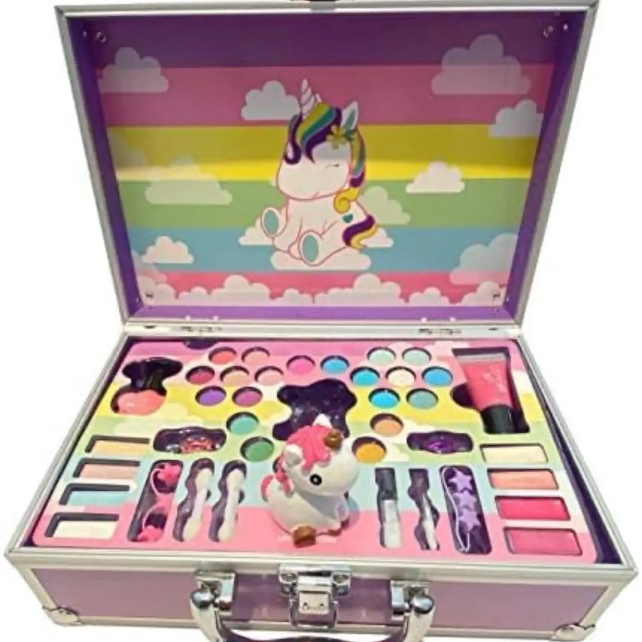 I Love My Unicorn Play Make-up Aluminum Suit case