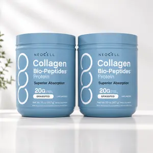 NeoCell Collagen Bio-Peptides Powder 3-Pack (20oz Each) - Grassfed Healthcare Protein Supplement with 18 Essential Amino Acids