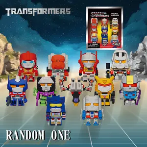 Transformers 40th Anniversary 3D Foam Bag Clip Keychain, Officially Licensed Mystery Blind Box Keychain Surprise Collectibles, Desk Ornament, Birthday Gift