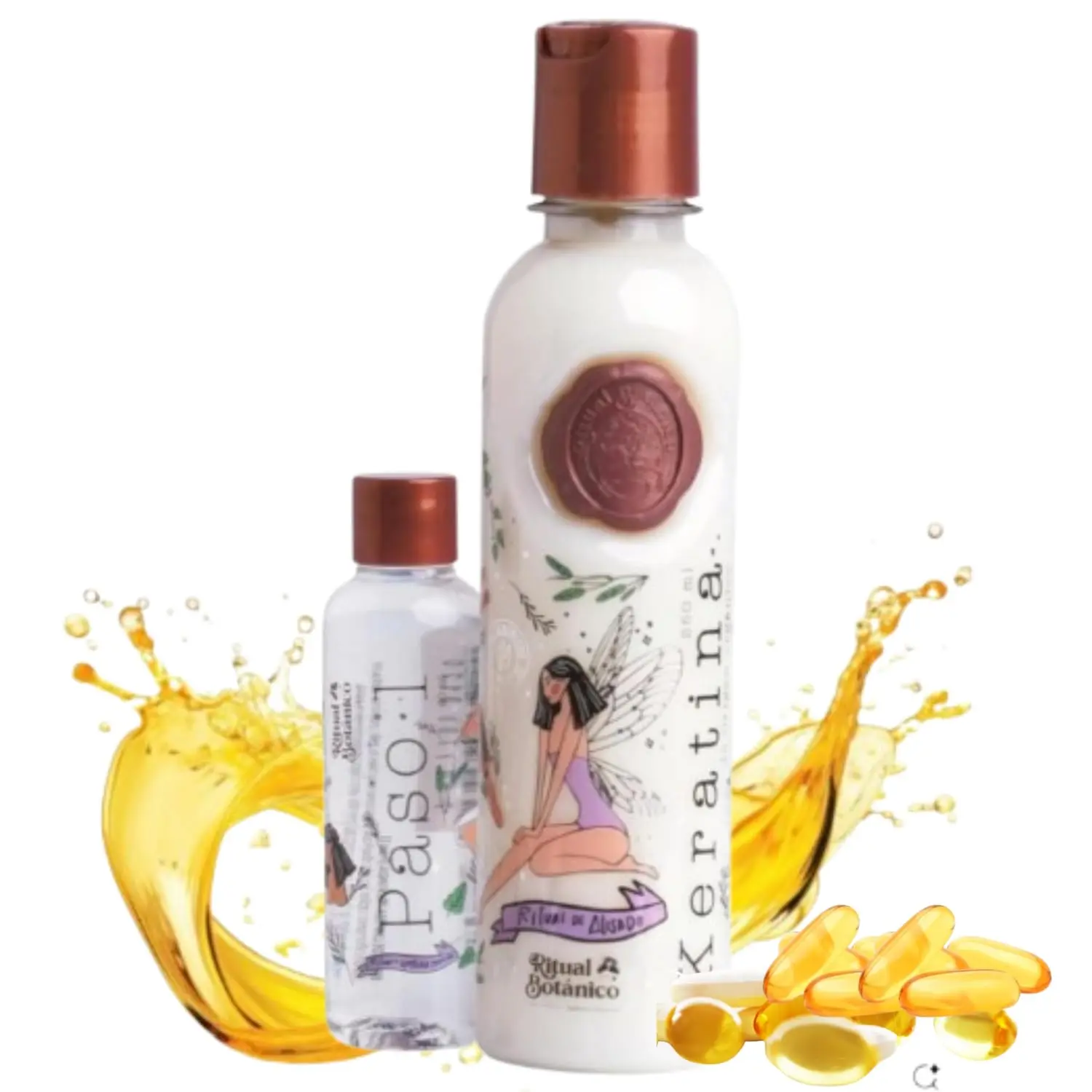 Keratina Orgánica 250 ML | Aporta Brillo, Sedosidad y Nutrición | Botox Capilar sin Formol | Hair Straightener con 12 Aceites Naturales