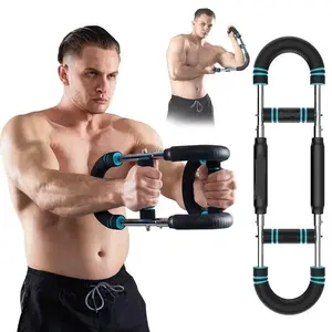 Adjustable Power Twister Bar Arm Trainer, Chest & Arm Strength Training Equipment for Men, Portable Upper Body Workout Tool for Home Gym Fitness Summervibes