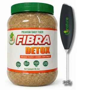 VIRAL Fibra Premium, Simi-Style Fiber, Natural Ingredients, Antioxidants & Vitamins A, B12, C & D, Supports Detox & Digestion, 10.5 oz + Drink Mixer