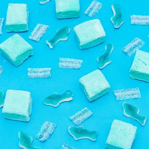 Sour Blue Raspberry Marshmallow (set of 12) Sour Blue Raspberry Marshmallow (set of 12)