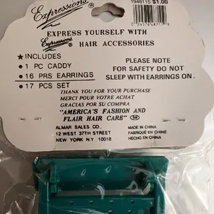 5 Packs of Girls' Earrings and Ladder - Great Gift Idea for Birthday or Christmas