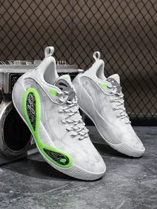 Men's Stylish Basketball Shoes, Indoor Outdoor Training, Anti-Slip Shock Absorption, Professional Sports Shoes, Comfortable and Durable