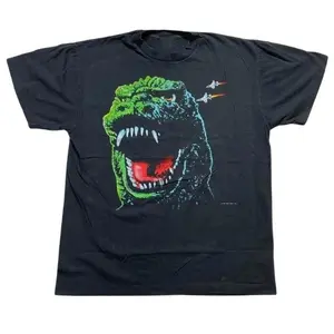 Godzilla Vintage Movie T-Shirt, Y2K Kaiju Graphic Tee, Retro Monster Shirt, Unisex Streetwear Gift