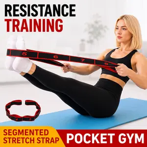 No More Stiff Shoulders! Yoga Resistance Bands - Yoga Number Bands - Latex Resistance Bands for Back Stretching - Essential for Yoga/Pilates/Workout - Suitable for Beginners to Professionals | Top Choice Fitness Gift Women's Sports
