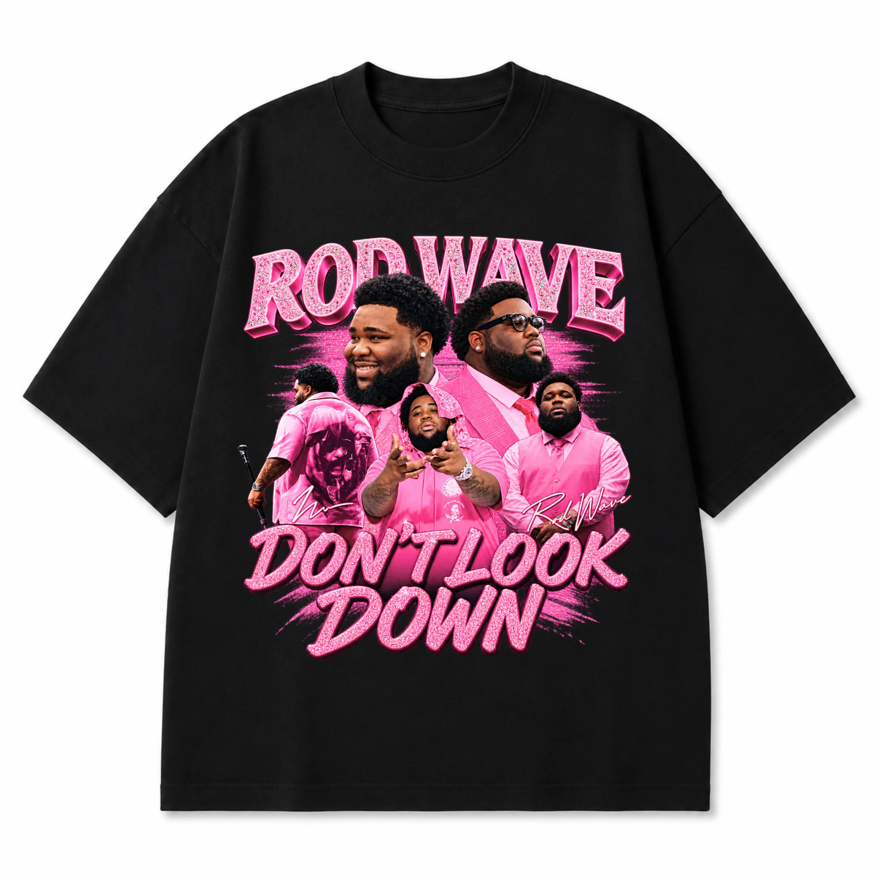 Rod Wave Don't Look Down Tour 2026 T-Shirt, Vintage Rap Graphic Tee, Rod Wave T-Shirt, Retro Rnb Sublimation Shirt, Gift for Fans