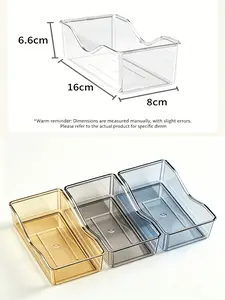 Transparent Acrylic Storage Box, Desktop Organizer for Cosmetics, Phone Cases, Hair Accessories, Drawer Divider, Essential Storage Solution