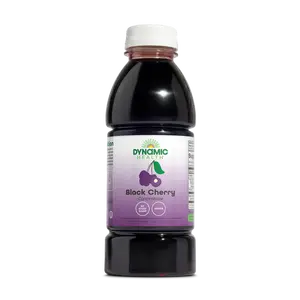 Dynamic Health Edible Black Cherry Concentrate Liquid Dietary Supplement - Antioxidant-Rich Beverage for Joint Support, Vitamin Boost, Daily Fitness Wellness