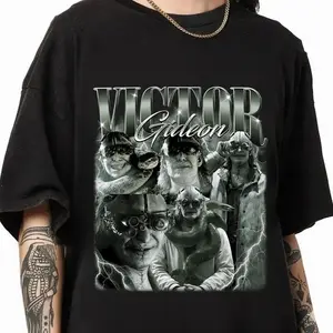 Victor Gideon Bootleg Shirt, Dr. Gideon Vintage Style, Victor Gideon Tee, Resident Evil 9 Requiem Gold Shirt, Horror Game Tee