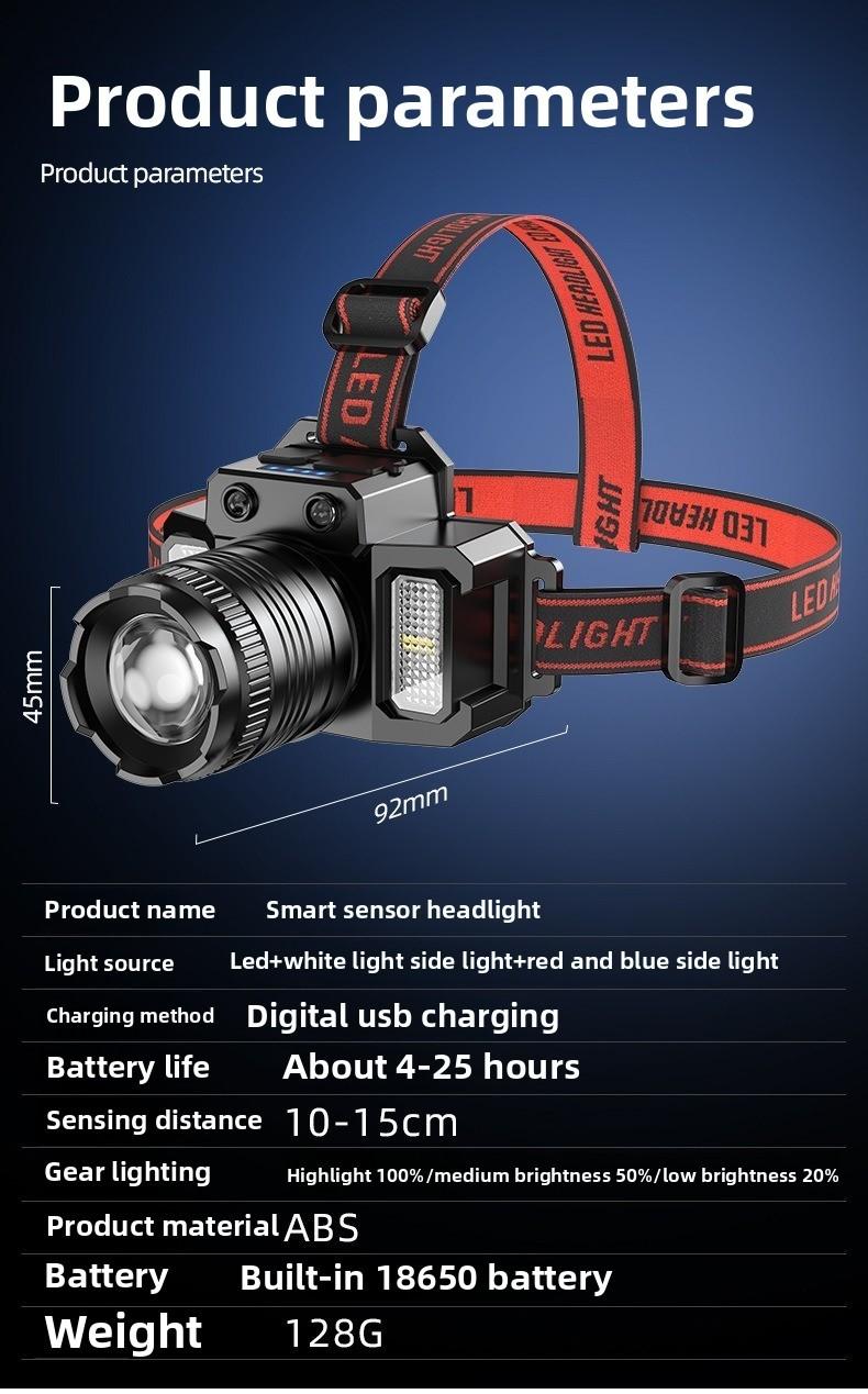 Rechargeable Headlamp, 150000 Lumens Super Bright LED Head Lamp with 5 Modes,Adjustable Head Lights for Forehead, Long Runtime Waterproof HeadLamps for Camping Hunting Hiking waterproof headlight Rechargeable Headlamp, 150000 Lumens Super Bright LED Head Lamp with 5 Modes,Adjustable Head Lights for Forehead, Long Runtime Waterproof HeadLamps for Camping Hunting Hiking waterproof headlight