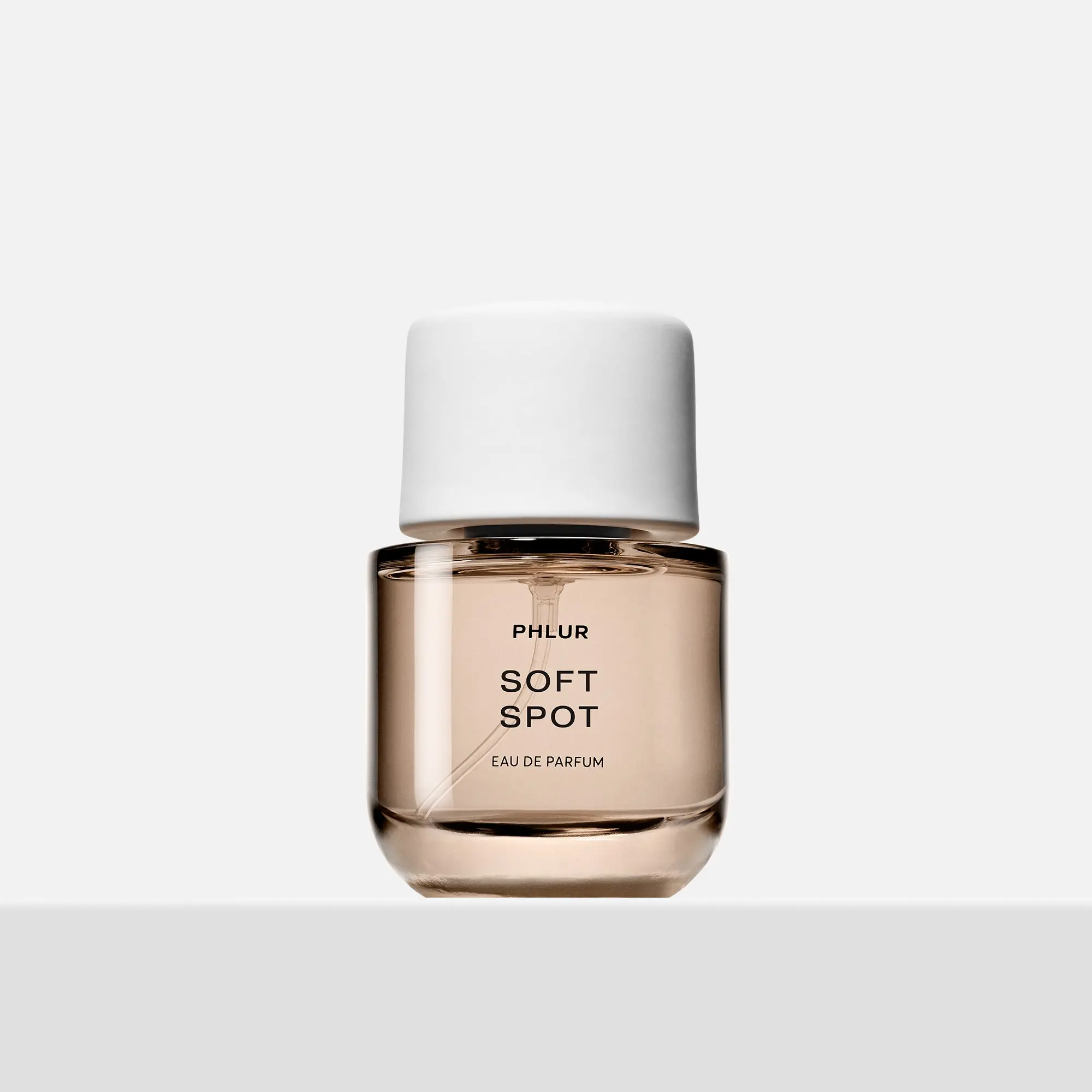 PHLUR Soft Spot Eau de Parfum - Full Size Skin Musk Perfume with Soft Citrus, Watery Florals, Amber & Velvety Musk (50mL)