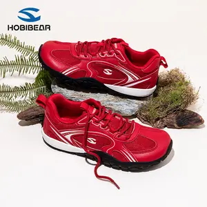 HOBIBEAR Spring/Autumn Women's Training Shoes Breathable Woven Fabric Sneakers with Wide Toes - Comfortable Outdoor Versatile Flats