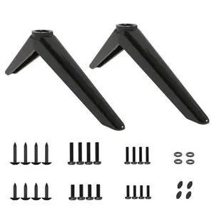 Adjustable TV Stand Legs for TCL Roku TV 28in 32in 40in 43in 49in 50in 55in 60in 65in 32S305 32S301 32S303 40S355 40S325 43S425 43S431 50S431 50S435 55S425 65S433 65S555, Compact TV Riser for Bedroom