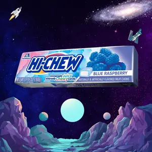 HI-CHEW: Blue Raspberry Fruit Candy Sticks 1 pack
