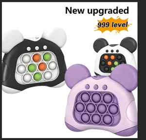 Fast Push Game Cute Animals Version 2nd Generation panda black and white Pop Game Fidget Toys, Pop It Pro Fast Push Puzzle Game Quick Push game
