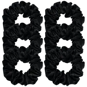 Onyx Mini Scrunchies (6 pc)
