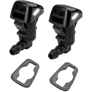 Front Windshield Washer Nozzle Kit Wiper Spray Nozzles for 2011 2012 2013 2014 2015 2016 Ford F250 F350 F450 F550 Super Duty Replaces OE BC3Z-17603-A BC3Z17603A