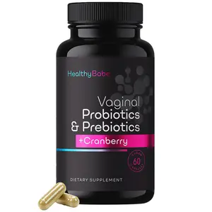 Healthy Babe Women's Probiotics + Prebiotics & Cranberry - 60 Count pH balance, Microbiome Health
