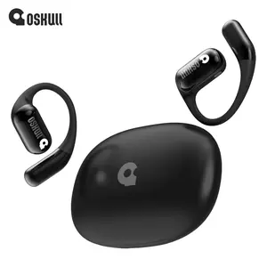 OSKULL Wireless Bluetooth Sports Earbuds – Open Ear Design, Premium Hi-Fi Sound, IPX5 Waterproof, Sweat-Proof, Built-in Mic for Comfort & Performance