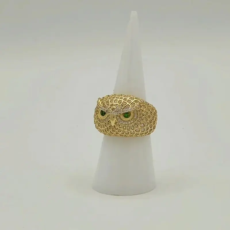 Yudijewerly (H) Owl Ring