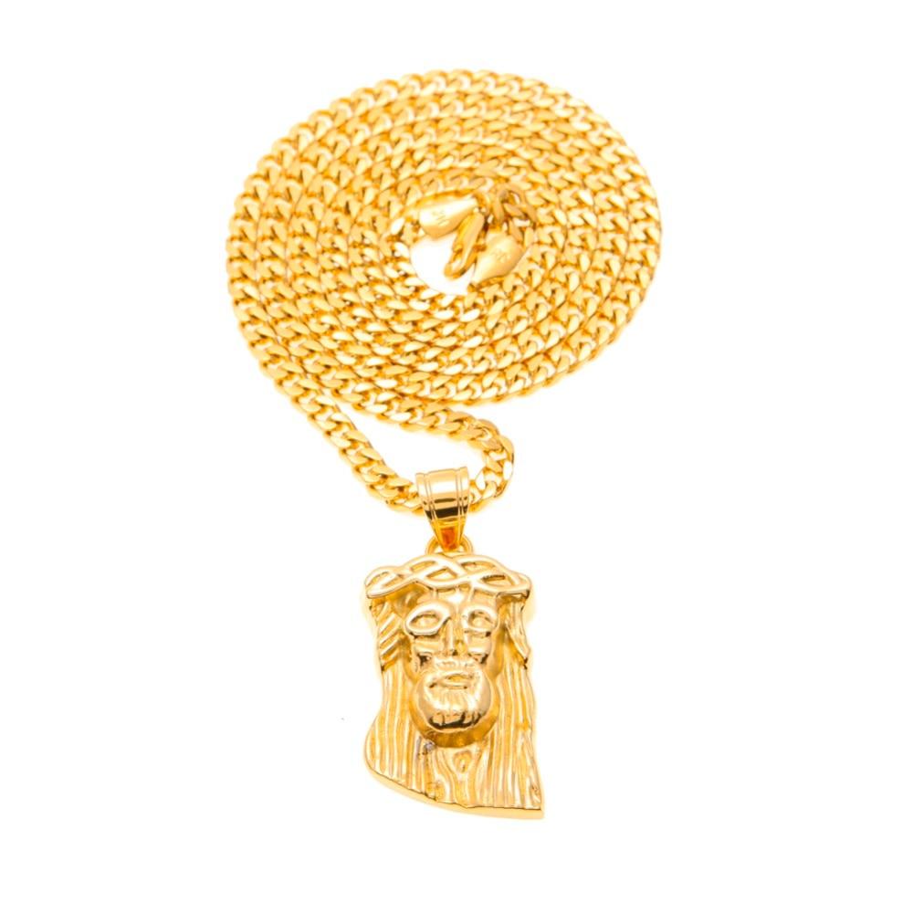 Stainless Steel Jesus Pendant Unisex Jewelry