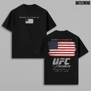 Graphic T-shirt UFC FREEDOM 250 T-Shirt, UFC White House Tee, UFC Champions Sports Shirt, UFC Fan Custom Vintage Design Graphic Tee, Custom Bootleg UFC Tee, UFC Vintage Tee, Unisex Streetwear Casual Camiseta Verano, UFC Merch Gift Shirt