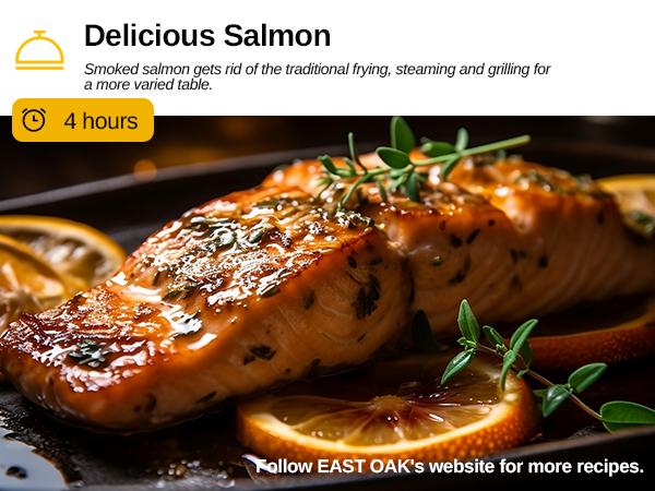 EAST OAK 30" Digital Electric Smoker, Outdoor Smoker with Glass Door and Meat Thermometer, 725 Sq Inches of Cooking with Remote, 4 Detachable Racks Smoker Grill for Party, Home BBQ, Night Blue