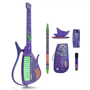 Enya CYBER-G Smart Guitar,Official Evangelion Collaboration, Stringless Guitar with APP Learning,Built-in Effects & Bluetooth,Portable Guitars for All Skill Levels,Gift Box Set Christmas Gift, TikTokShopHolidayHaul