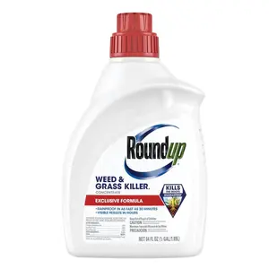Weed and Grass Killer4 Concentrate, 64 fl. oz., Visible Results in Hours, Hose End Sprayer Application
