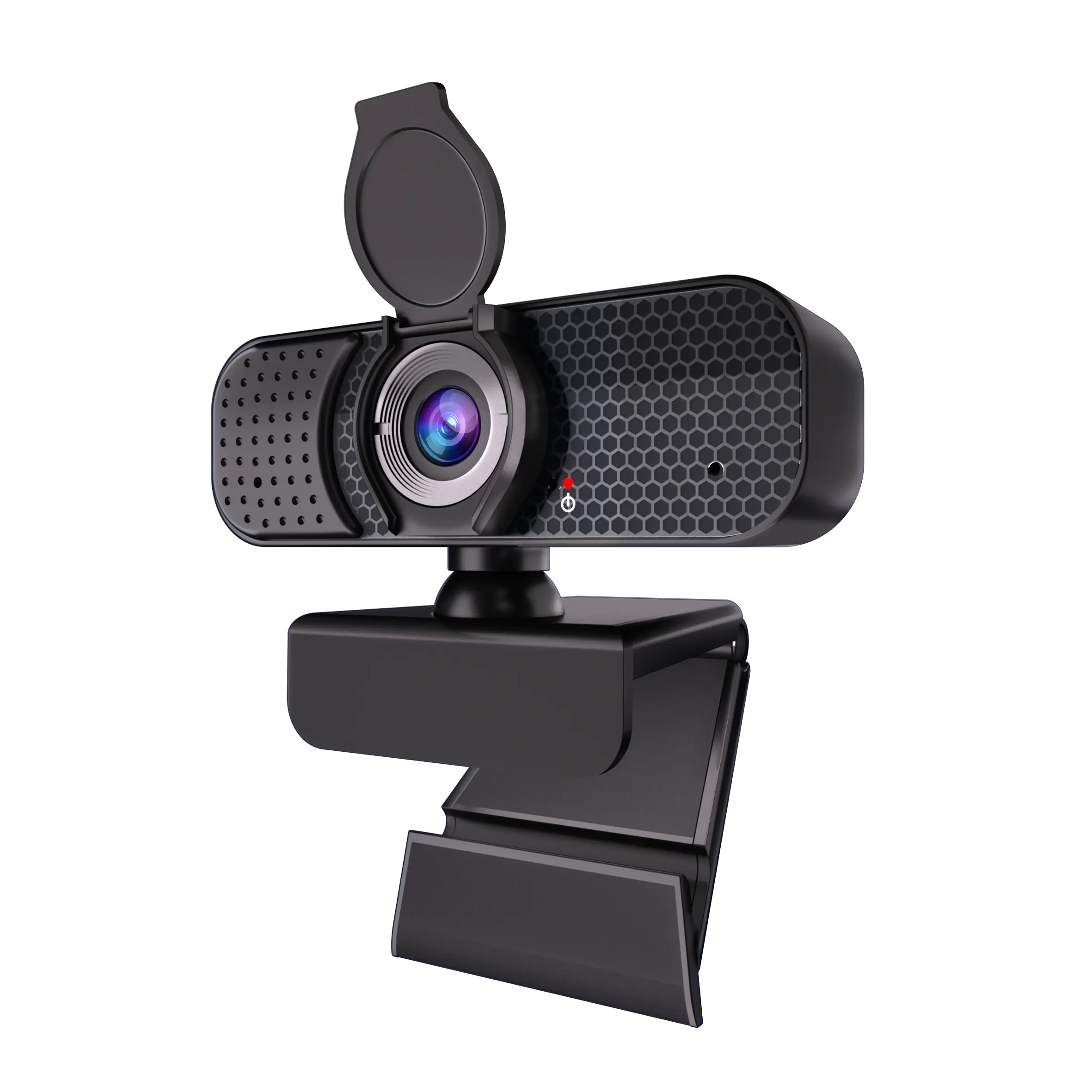 KEMEIV 1080P HD Webcam with Noise Reduction Microphone & Privacy Cover, USB Plug & Play Camera for PC/Laptop, Clear Video for Zoom Meetings, Online Classes, Remote Work Audio Streaming Card Compact