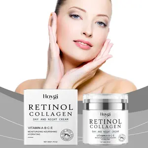 Retinol Cream for Face with Hyaluronic Acid 7%, MoisturizerAnti Aging Collagen Cream for Women and Men, ReduceWrinkles, Fine Lines, Day and Night,1.76 FI Oz