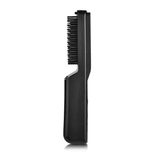 StyleCraft Heat Stroke Hot Brush - Cordless Professional Styling Brush for Beard and Hair with Cool Touch Tips Case Smooth Comfort