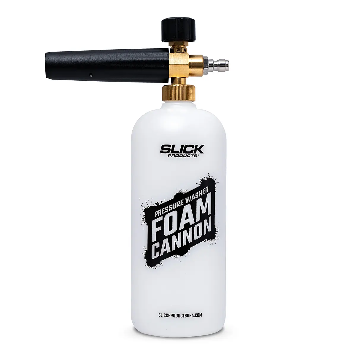 Slick Products Pressure Washer Foam Cannon – High Foaming Car Wash Soap Blaster with 1/4" Quick Connect | Thick Suds & Snow Foam Gun for Car, Truck, Motorcycle, ATV, UTV, Dirt Bike & More