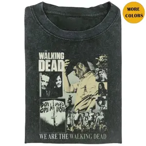 The Walking Dead Vintage T-shirt - Movie Shirt, Movie Tshirt, Funny Graphic Tee, Gift for Men, Gift for Women, Crew Neck T-shirt, Trending Movie Shirt for Men & Women