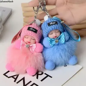 2 Pack Handmade Soft Plush Doll Keychain, Cute Charm Pendant for Phone & Bag, Perfect Accessory Gift for Women & Girls, Ideal for Birthday, Holiday & Everyday Use        What is the material of the handmade soft doll keychain? Can the handmade soft doll k