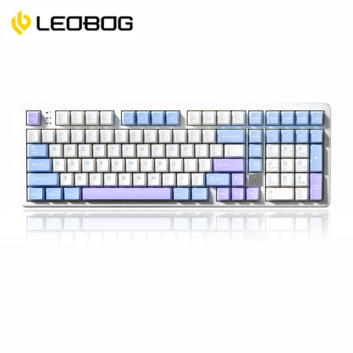 LEOBOG Hi98 Customized Keyboard 101-Key Hot-Swappable Wired Mechanical Keyboard Excellent Typing Feel Durable Ergonomic Design and Nice Sound for Office and Gaming Best Gift for Friends