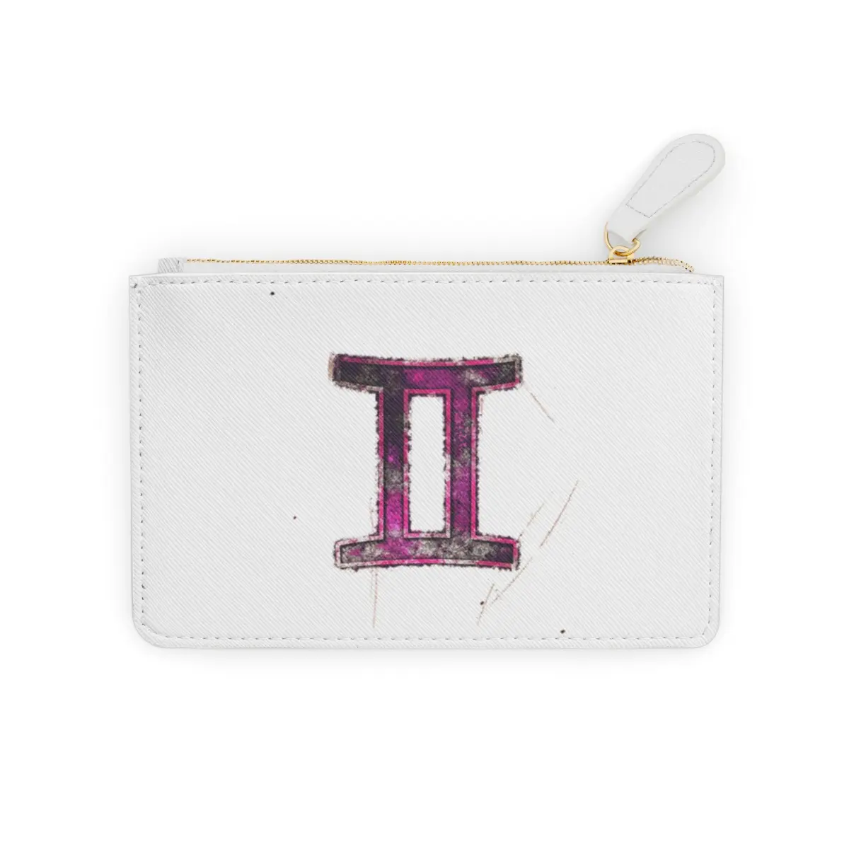 Zodiac Sign Mini Clutch Bag - GEMINI - Astrology Purse, Birthday Gift, Celestial Clutch Wallet, Constellation Bag, Star Sign Accessory